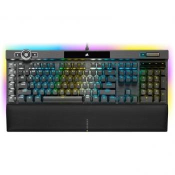 Corsair K100 RGB Optical-Mechanical Gaming Keyboard - OPX RGB LED Backlit - Black (QWERTY English/Spanish Layout)