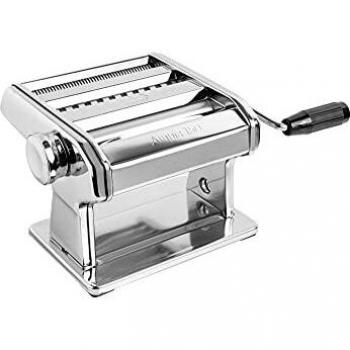 Marcato Ampia 150 Manual Pasta Machine - Stainless Steel, 3 Pasta Types