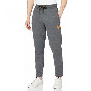 Superdry Crafted Tapered Jogger Pantalones de Deporte, Gris
