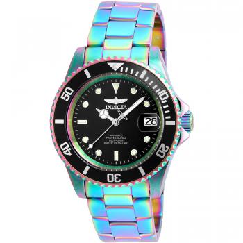 Invicta Pro Diver 26600 Automatic Men's Watch - 40mm Turquoise Strap Black Dial
