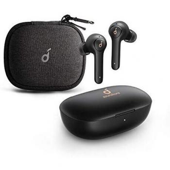 Anker Soundcore Life P2 - Auriculares Bluetooth con Estuche de Viaje, CVC 8.0, Aislamiento de Ruido, Perfil de Sonido cristalino, batería 40H, protección IPX7 del Agua, para Trabajo y Viajes.