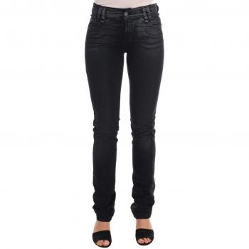 Gray Wash Cotton Stretch Regular Fit Jeans by John Galliano, Size W26, Female, Skinny Fit