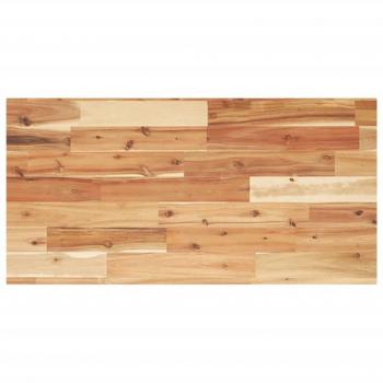 Encimera tocador baño madera acacia acabado aceite 120x40x2 cm