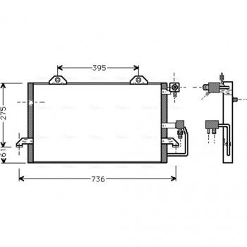 Condensador de aire acondicionado AVA COOLING AI5121 PRASCO AI5121