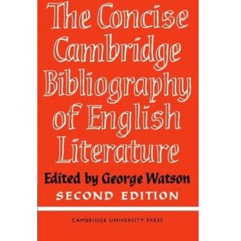 Bibliografía Concisa de Literatura Inglesa, 1600-1950