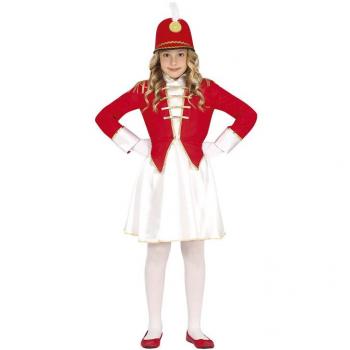 Guirca Disfraz de Chica Majorette con vestido para niña