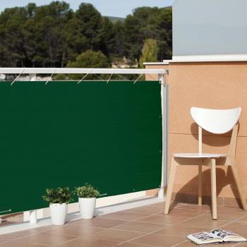 Malla Sombra Balcón Calidad Verde 580 g/m2 3x0.9 m