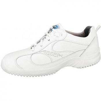 Abeba 31750-47 Talla 47 bajo Zapatos Seguridad ESD-uni6 Pulgada - Blanco