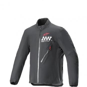 Chaqueta de Moto Alpinestars AMT Storm Gear Drystar XF Negra, textil impermeable, talla L