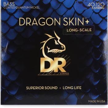 Dragon Skin+ Coated Light 5-String Bass Strings (40-120)