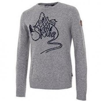 MALOJA ViM. Knitted Sweater grey melange
