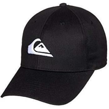 Quiksilver Decades - Gorra con Ajuste Posterior a Presión para Chicos 8-16 Gorra con Ajuste Posterior a Presión para Chicos 8-16, Niños, Black, Talla única