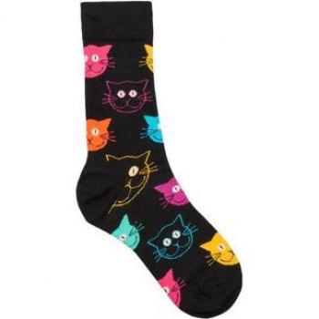 Happy Socks Calcetines Altos CAT para Hombre