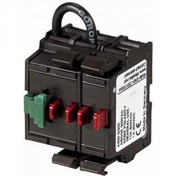 Eaton M22-K02SMC10 - Elemento de contacto auxiliar 1NO + 2NC, 500V, montaje frontal con retroalimentación