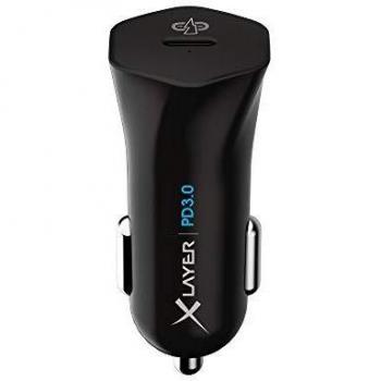 Cargador USB Automotriz XLayer 215565, 5-12 V, 3 A, Negro