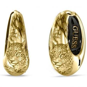 Pendientes Guess de acero dorado
