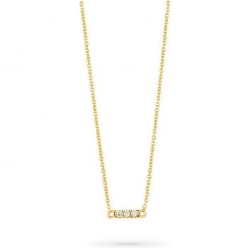 Collar Radiant Basics de Plata Dorada