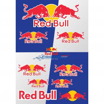 Red Bull 45x30 cm Moto premium Deco Grandes pegatinas