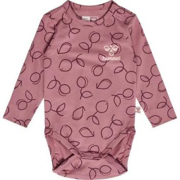 Hummel Elvira Long Sleeve Bodysuit Nostalgia Rose for Girls 2-4 Months