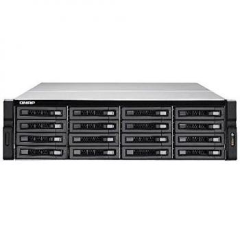 Qnap Turbo NAS TVS-EC1680U-SAS-RP-16G-R2 - Servidor de almacenamiento, color negro
