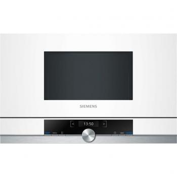 Microondas Integrable Siemens BF634RGW1, 900 W, 21 litros, iluminación LED, color Blanco