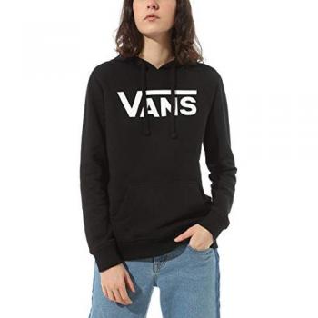 Vans Women's Classic V II Hoodie - Black, Long Sleeve, XS Size