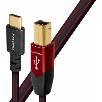AudioQuest Cinnamon USB 2.0 Cable (USB B to USB C) - 0.75M
