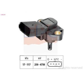 Sensor de presión de aire EPS 1.993.071, adaptación a la altura, sensor de presión del colector de admisión