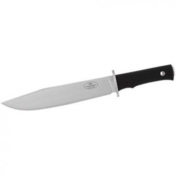 Fallkniven Cuchillo bowie MB Modern bowie fabricado en acero Lam.CoS y con una hoja de 25,4cm, Incluye funda de piel y tarjeta multisusos de regalo