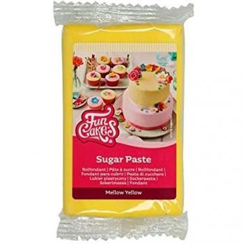 FunCakes Pasta de azúcar amarilla, 250 gr