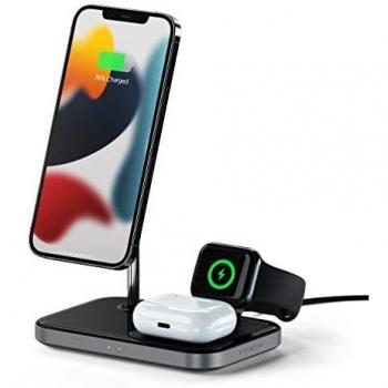 Satechi 3-In-1 Magnetic Wireless Charging Stand