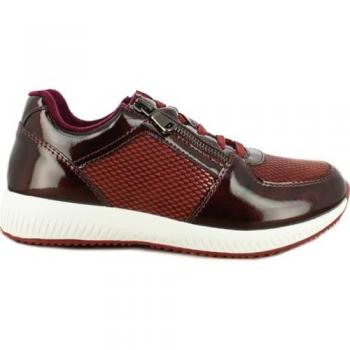 Zapatillas Deportivas Doctor Cutillas con Cremallera y Cordón, Talla 39, Color Burdeos
