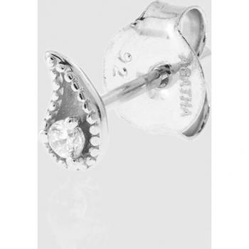 Pendiente AGATHA PARIS de plata mini con circonitas