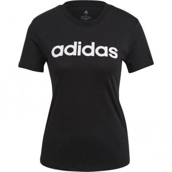adidas QT T Shirt Women's Linear Black XXS 0-2