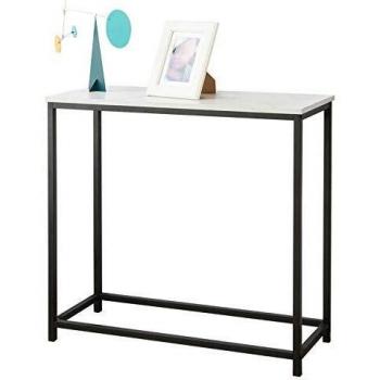 SoBuy FSB29-SCH Mesa de Entrada Recibidor Mesa de Consola 80 x 75 x 30 cm Rectángulo