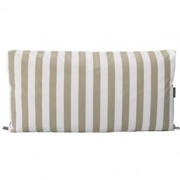 Cojín para Palets Toldotex Beig HAPPERS - Cómodo, ligero y resistente, Asiento y/o Respaldo 120x60x20 (rayado) Beige, Impermeable 120x60x20
