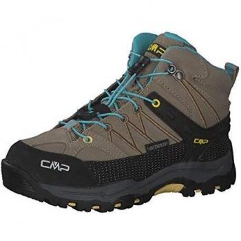 CMP Botas de senderismo unisex para niños Rigel Mid Shoe Wp, color, talla 32 EU