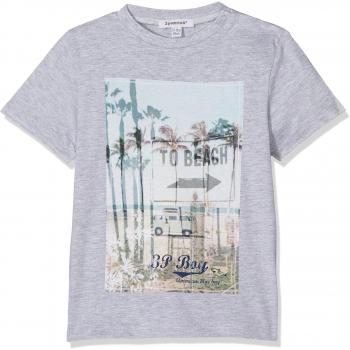 3 Pommes American Blue BAY, Camiseta para Bebés, Gris