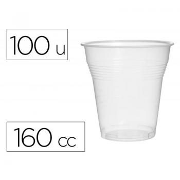 Vaso de plástico transparente 160 cc paquete de 100 unidades