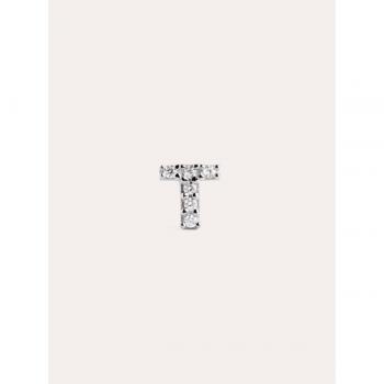 Pendiente Suelto Singularu Letter Sparks Plata - Letra T
