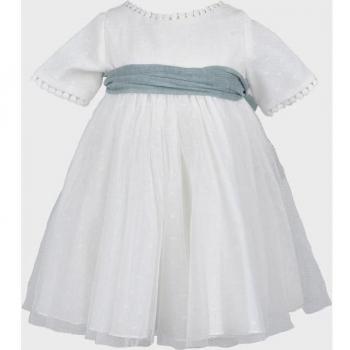 Vestido de bebé niña La Ormiga 1120020405 crudo de algodón