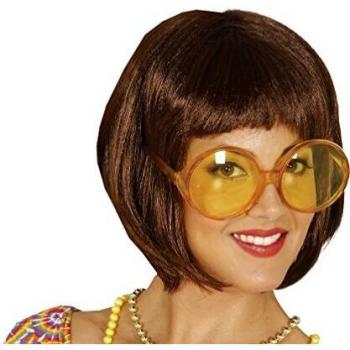 Guirca- Gafas redondas grandes secretaria, Color amarillo
