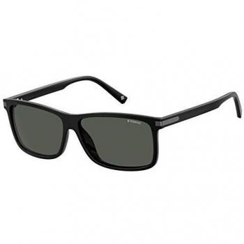 Polaroid PLD 2075/S/X Polarized Sunglasses, Black/Gold, Unisex, Size: 59 MM