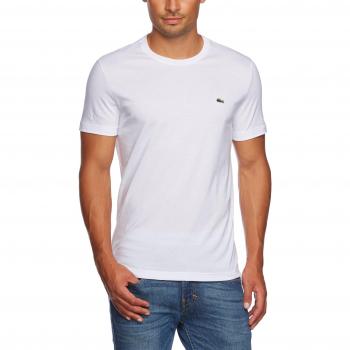 Lacoste Classic Crew Neck Cotton T-Shirt - White - XL