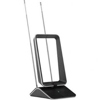 Antena de TV de interior One For All DVB-T SV9465-5G, amplificación de señal, diseño compacto, fácil instalación, compatible con múltiples formatos de transmisión