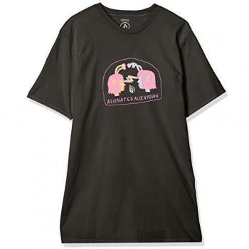 Volcom Subjects S/S tee Camiseta, Hombre, Black, M
