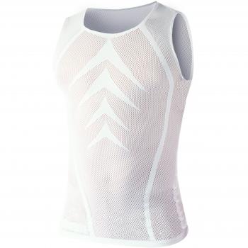 Biotex Red Powerflex Camiseta Interior sin Mangas, Hombre, Blanco, S-M