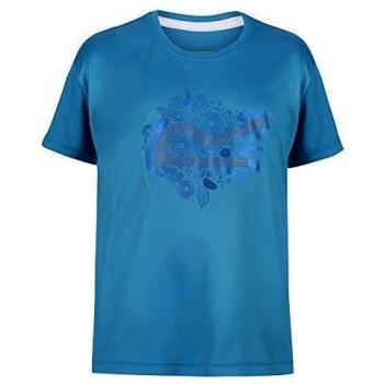 Regatta Alvarado V-Camiseta Deportiva Estampada T-Shirts/Polos/Vests, Niñas, Blue Aster, 7-8