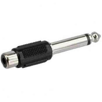 Adaptador de Audio InLine®, 6,3mm Macho a RCA Hembra, Mono