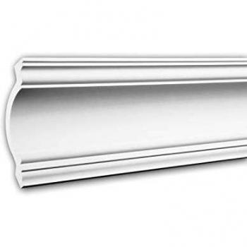 Cornisa Decorativa de Estuco Neoclásico Blanca 2 m - Profhome 150117